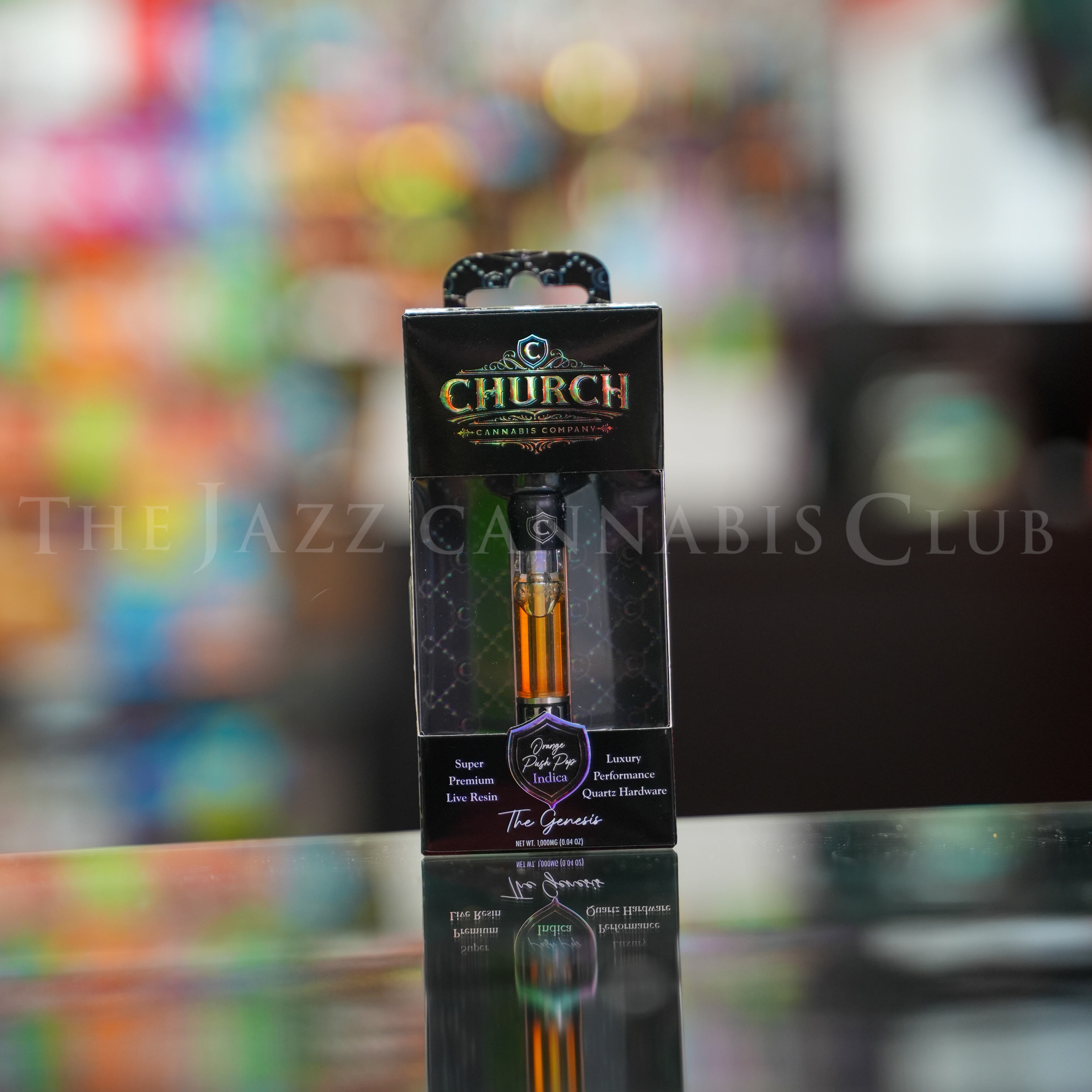 Photograph of product: Church - Orange Push Pop Live Resin 510 Vape 510