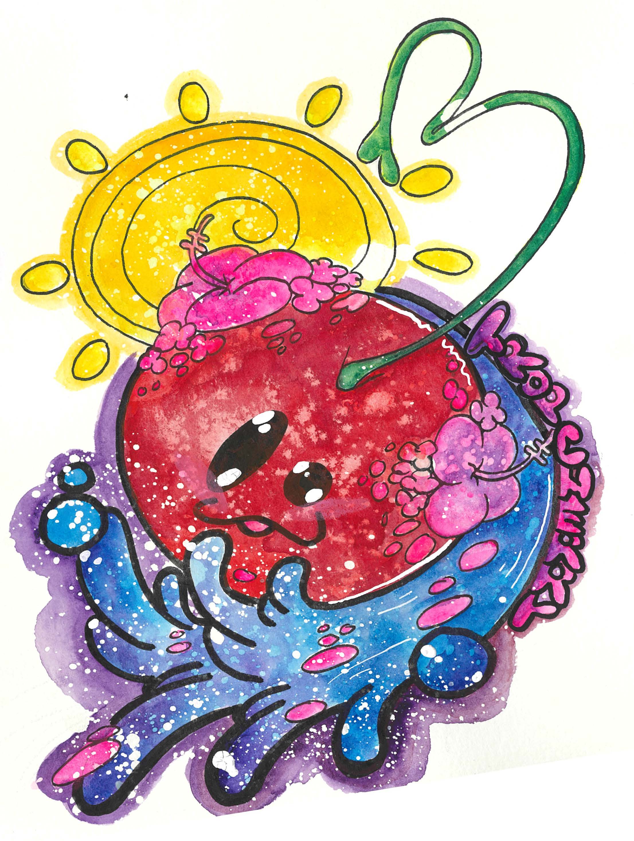 Photograph of product: Trop Cherry | Live au chocolat Rosin Vape Cartridge | 0.5g | By U4EA Farms