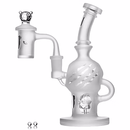Photograph of product: Bear Quartz | Worked Sphere Box | Dab Rig
