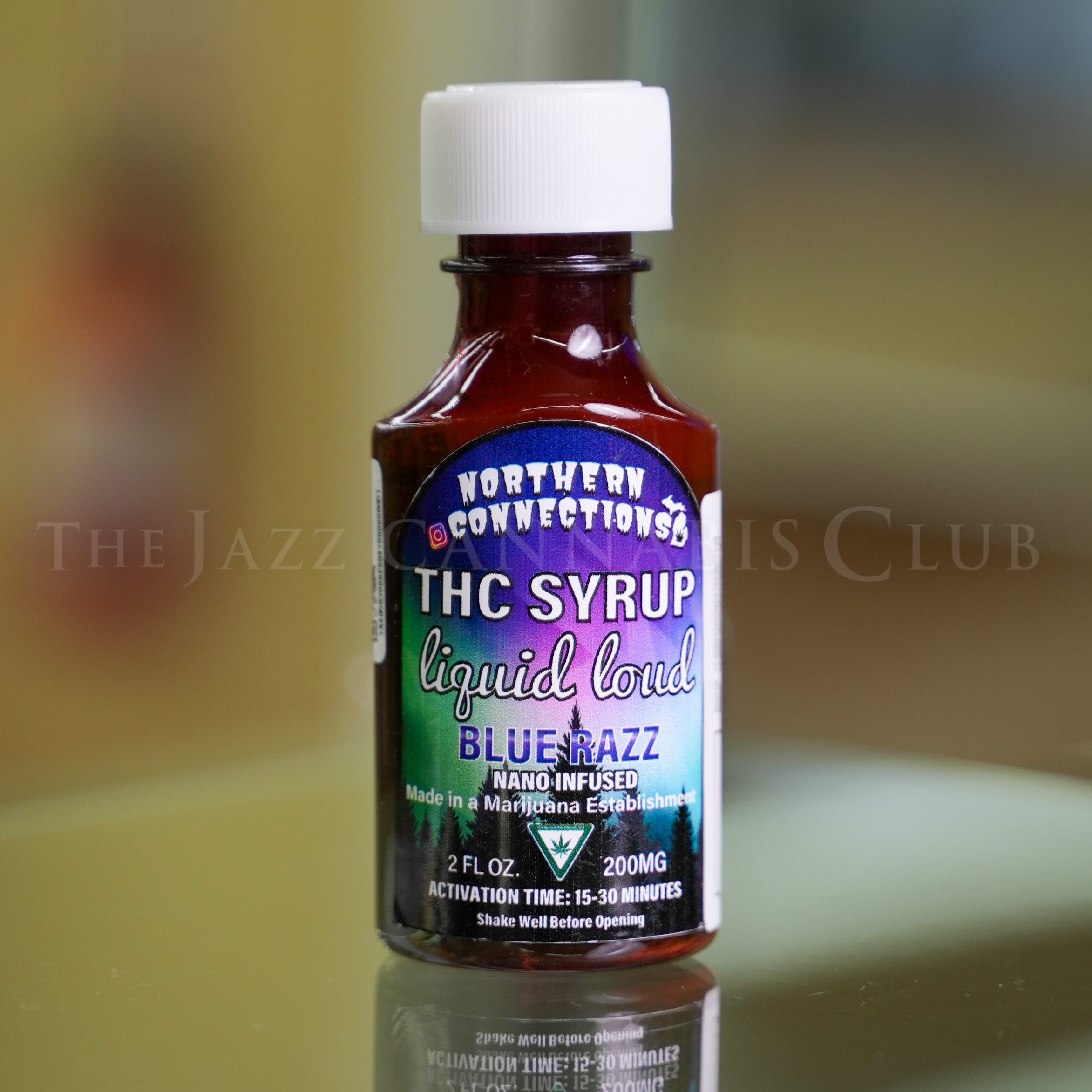 Photograph of product: Northern Connections - Blue Razz TH-oui Syrup - 200mg