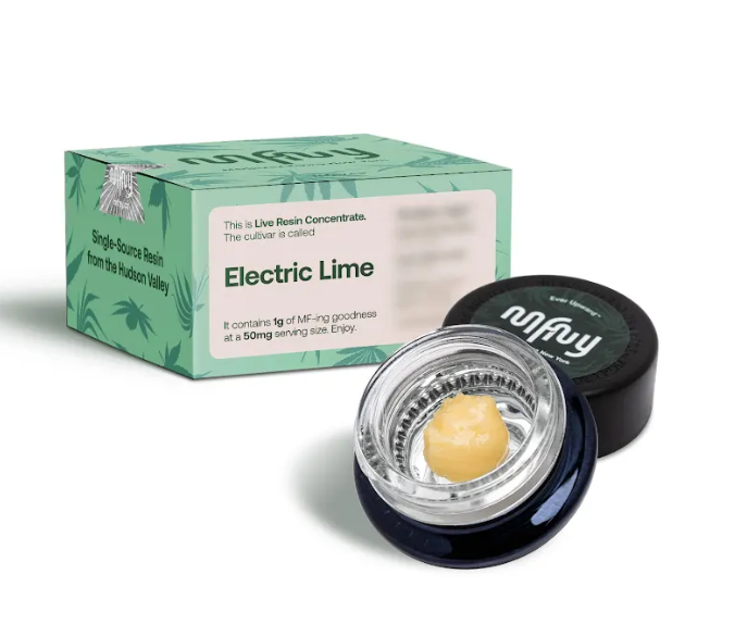 Photograph of product: MFNY - Electric Lime - Live Resin Badder - 1g