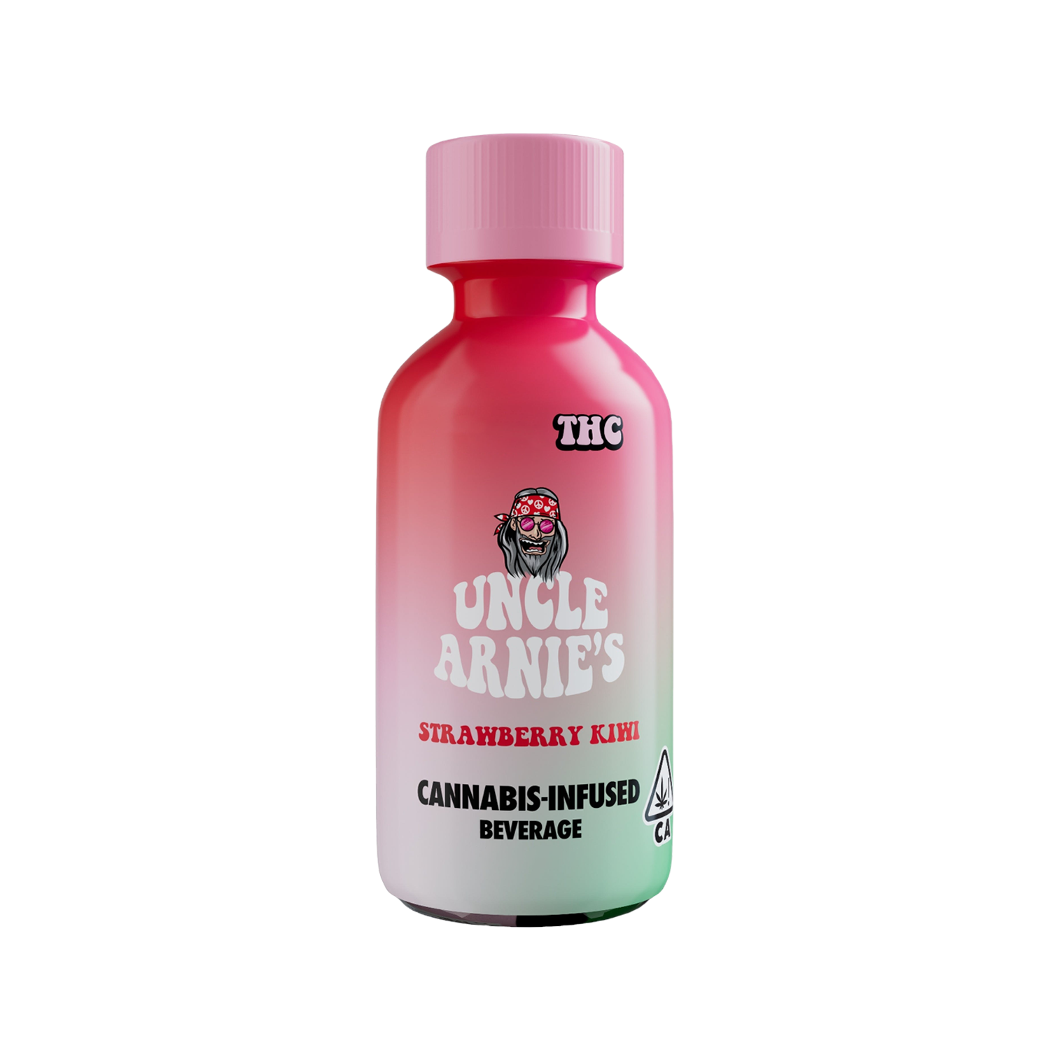 Photograph of product: Uncle Arnie's - Strawberry Kiwi Syrup Beverage 200mg | 2/$20