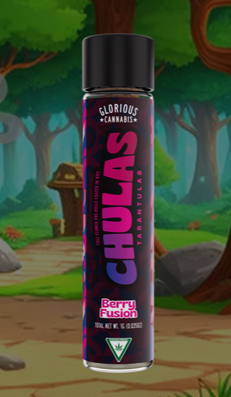 Photograph of product: Chulas - Berry Fusion Infused Pre-Roll