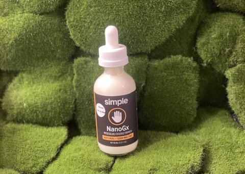 Photograph of product: 1200mg Tincture | NanoGX Water Soluble Tincture | Simple