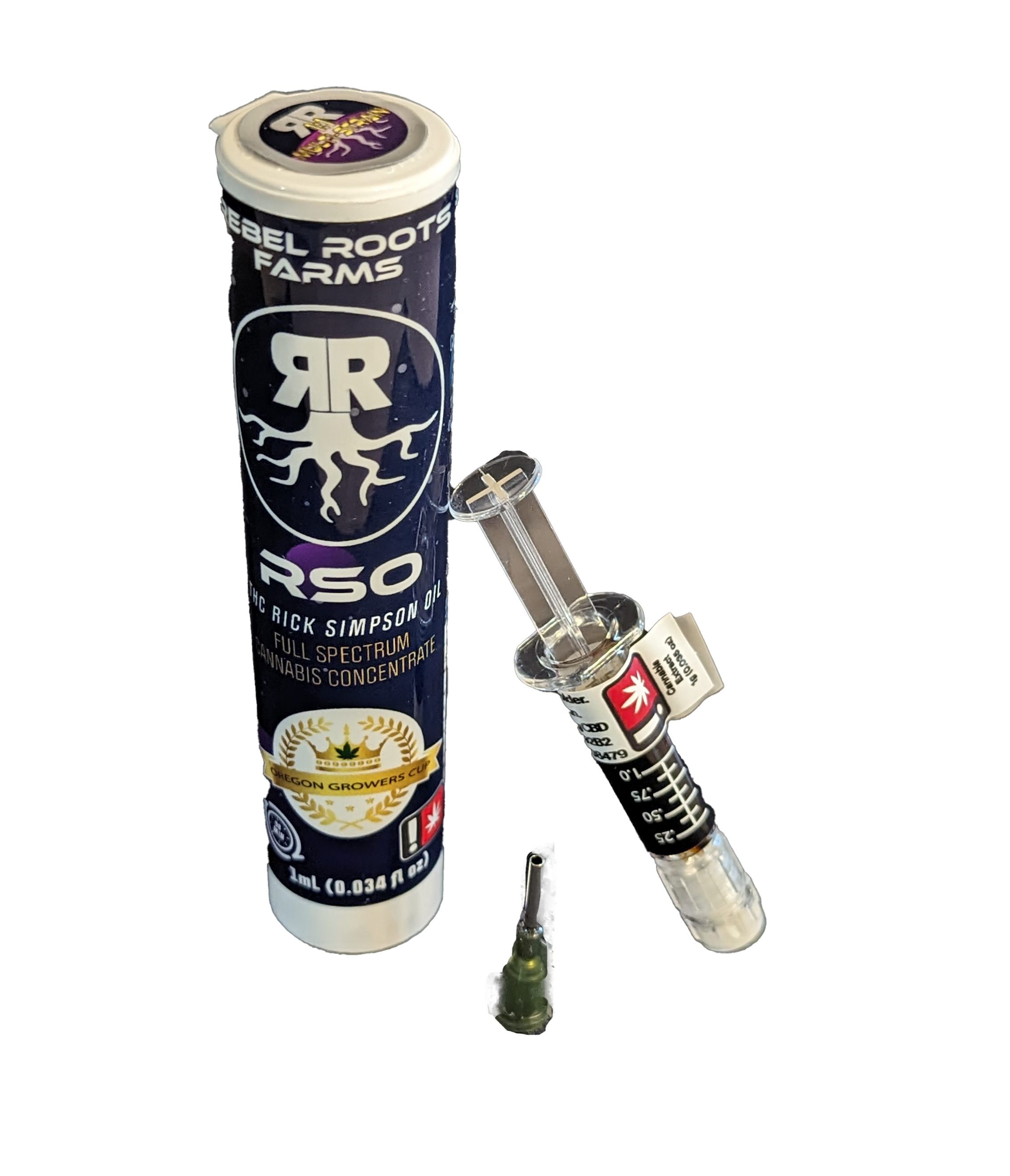 Photograph of product: Rebel Roots - 1ml RSO - Mac