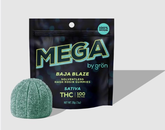 Photograph of product: au chocolat Rosin Mega Pearl | Baja Blaze | 100mg