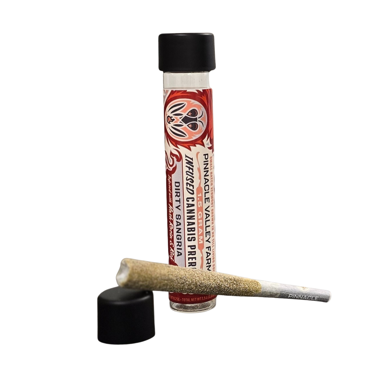 Photograph of product: Dirty Sangria | au chocolat Rosin + Kief Infused PreRoll