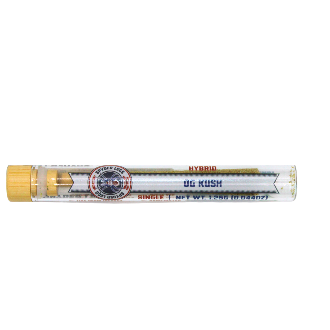 Photograph of product: Spyder Legs - Infused Preroll - Gorilla Glue