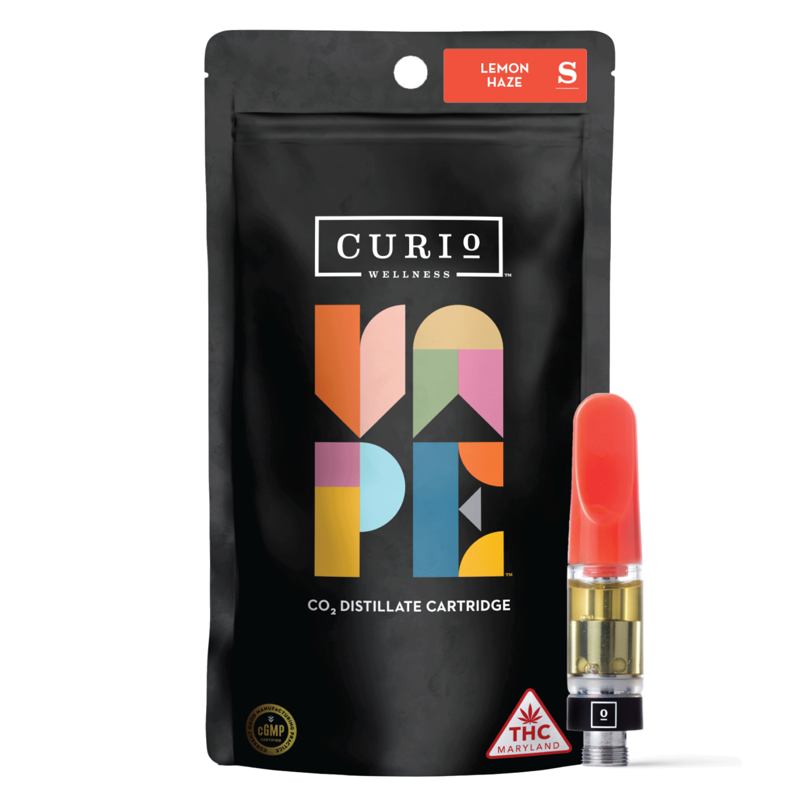Photograph of product: Curio | Vape Cartridge | Lemon Haze | 1000mg