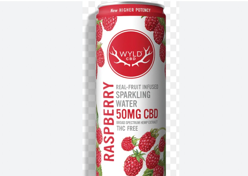 Photograph of product: Wyld | Raspberry Sparkling Water Hemp CBD | 50mg
