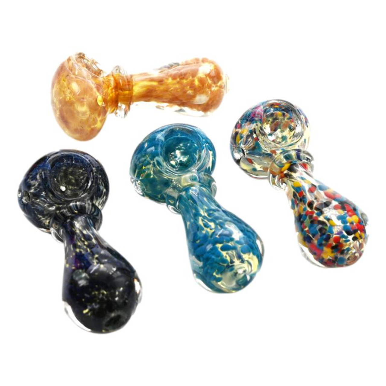 Photograph of product: 3.5" Frit Bauble Assorted Pipe