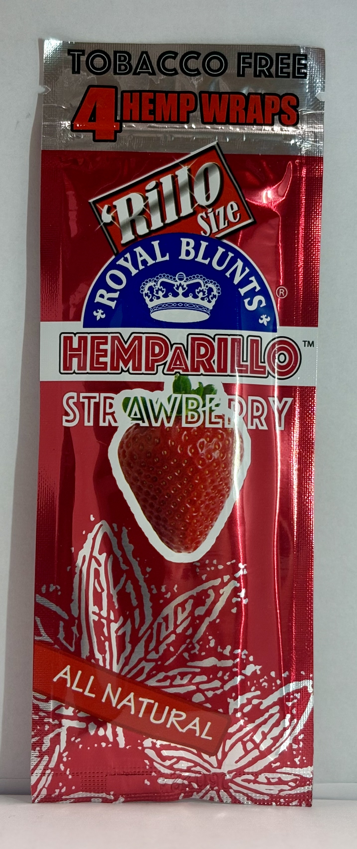 Photograph of Product: Blunt Wraps Strawberry | 4pk