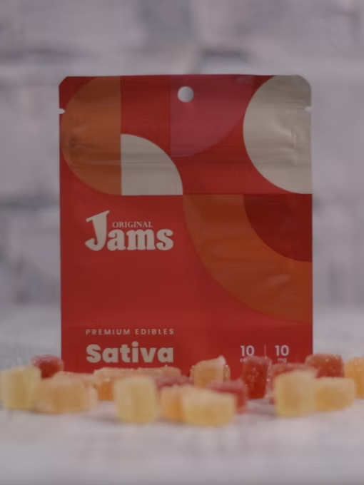 Photograph of product: Jams | 1000mg  | Peach