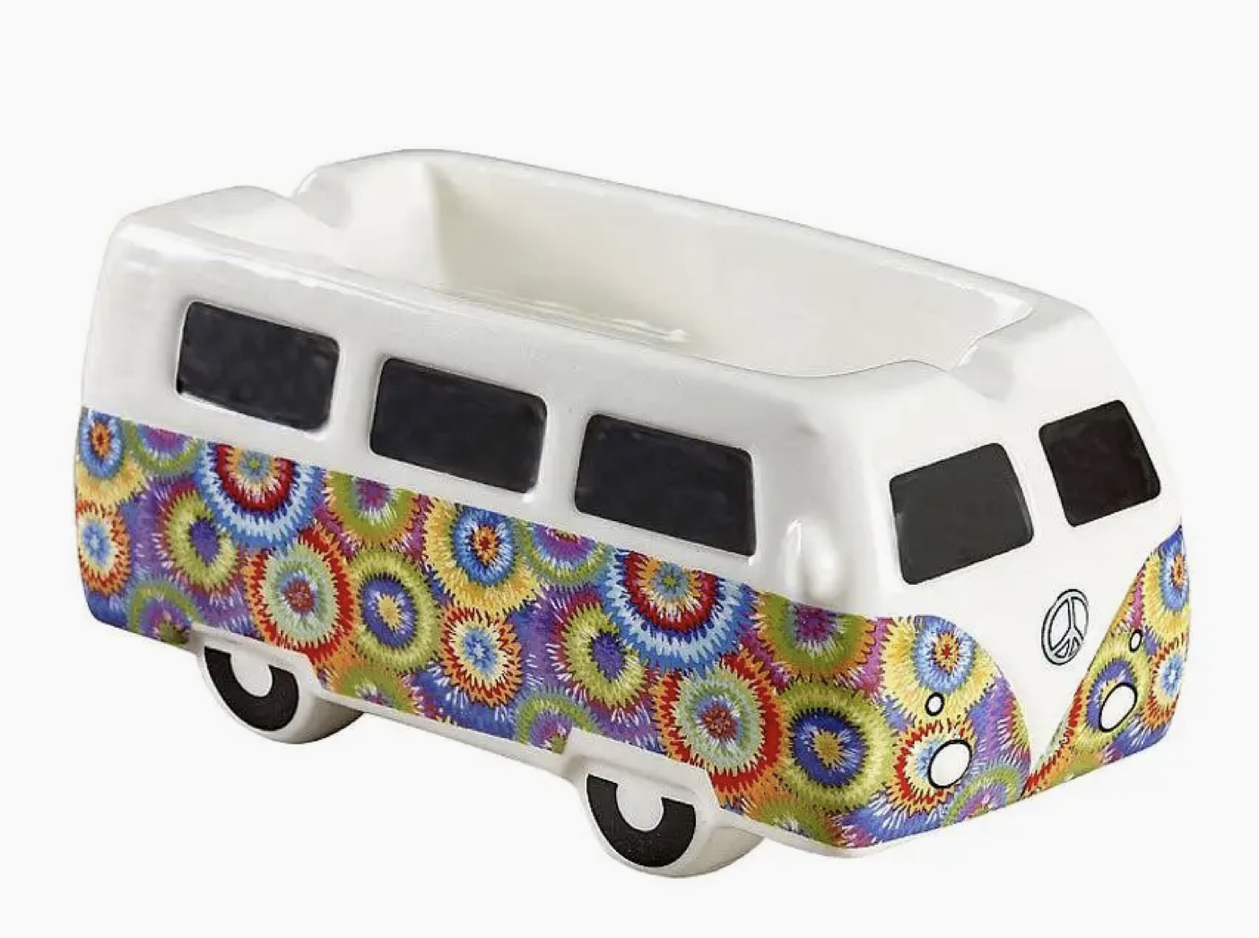 Photograph of product: VINTAGE BUS ASHTRAY TIE DYE