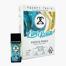 Photograph of product: Papaya Punch Live Resin Pod