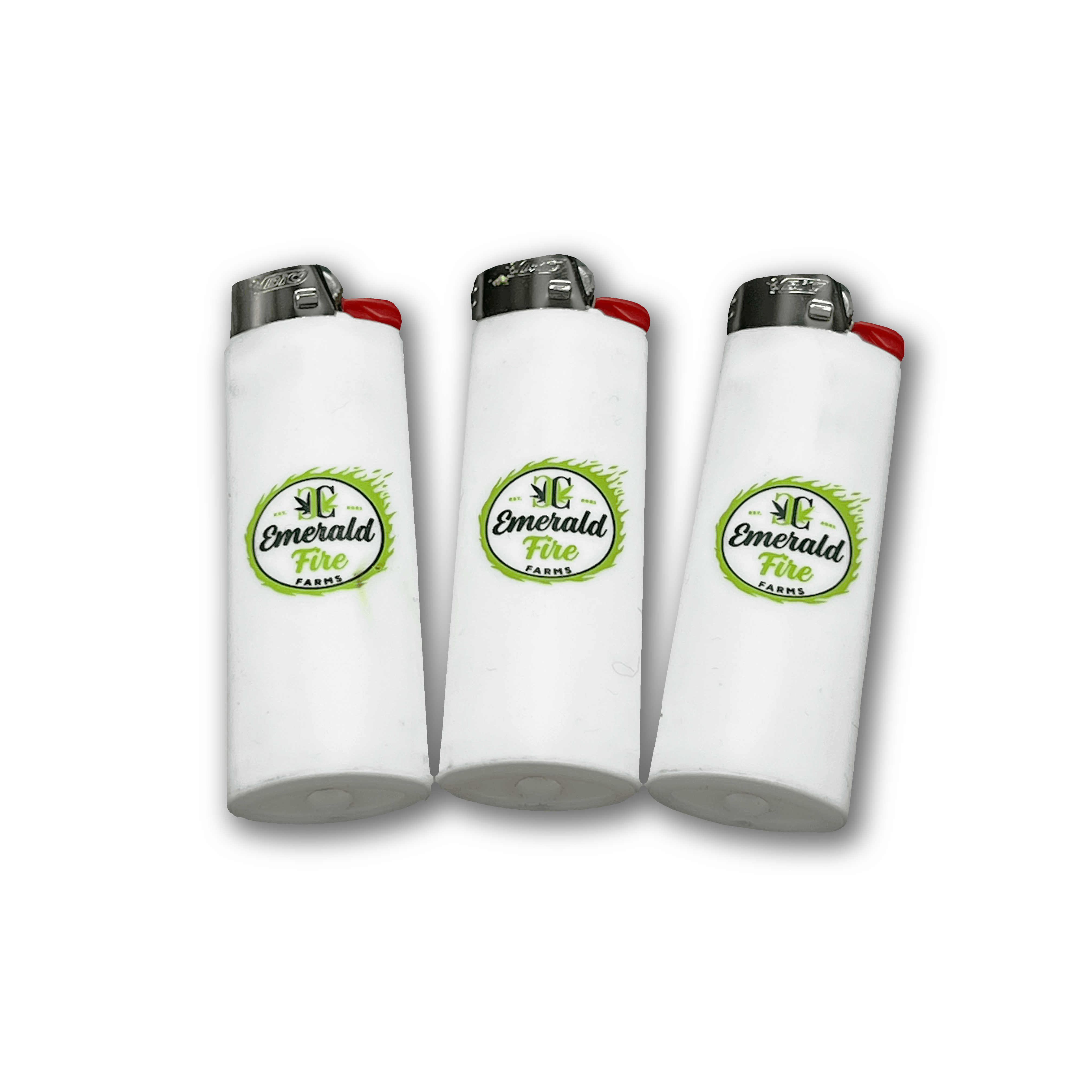 Photograph of product: Emerald Fire Farms Bic Lighter