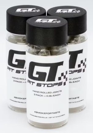 Photograph of product: GT Rolling Co - Hand Roll 3PK .8G x 3 - Pitstop Gelonade