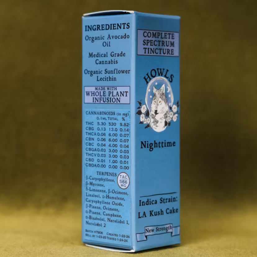 Photograph of product: Howl's - Nighttime - Whole Plant Tincture