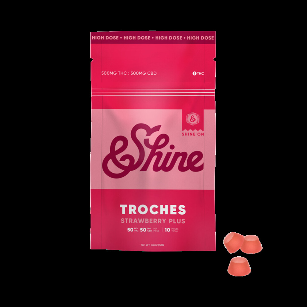 Photograph of product: Strawberry Plus 1:1 - ["1000mg [10-Pack]"]