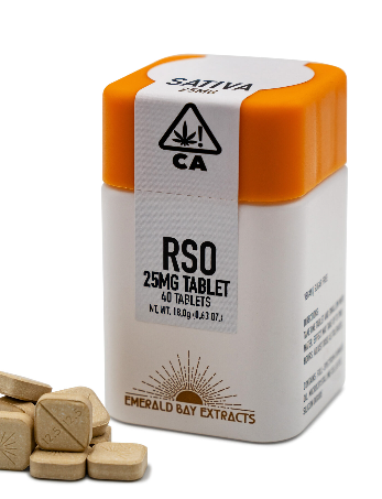 Photograph of product: Blue Dream RSO Tablets - 25mg 40pc