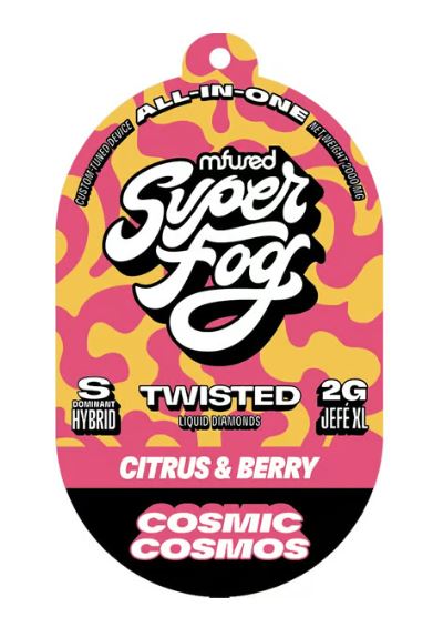 Photograph of product: Cosmic Cosmos | Twisted Liquid Diamonds Disposable