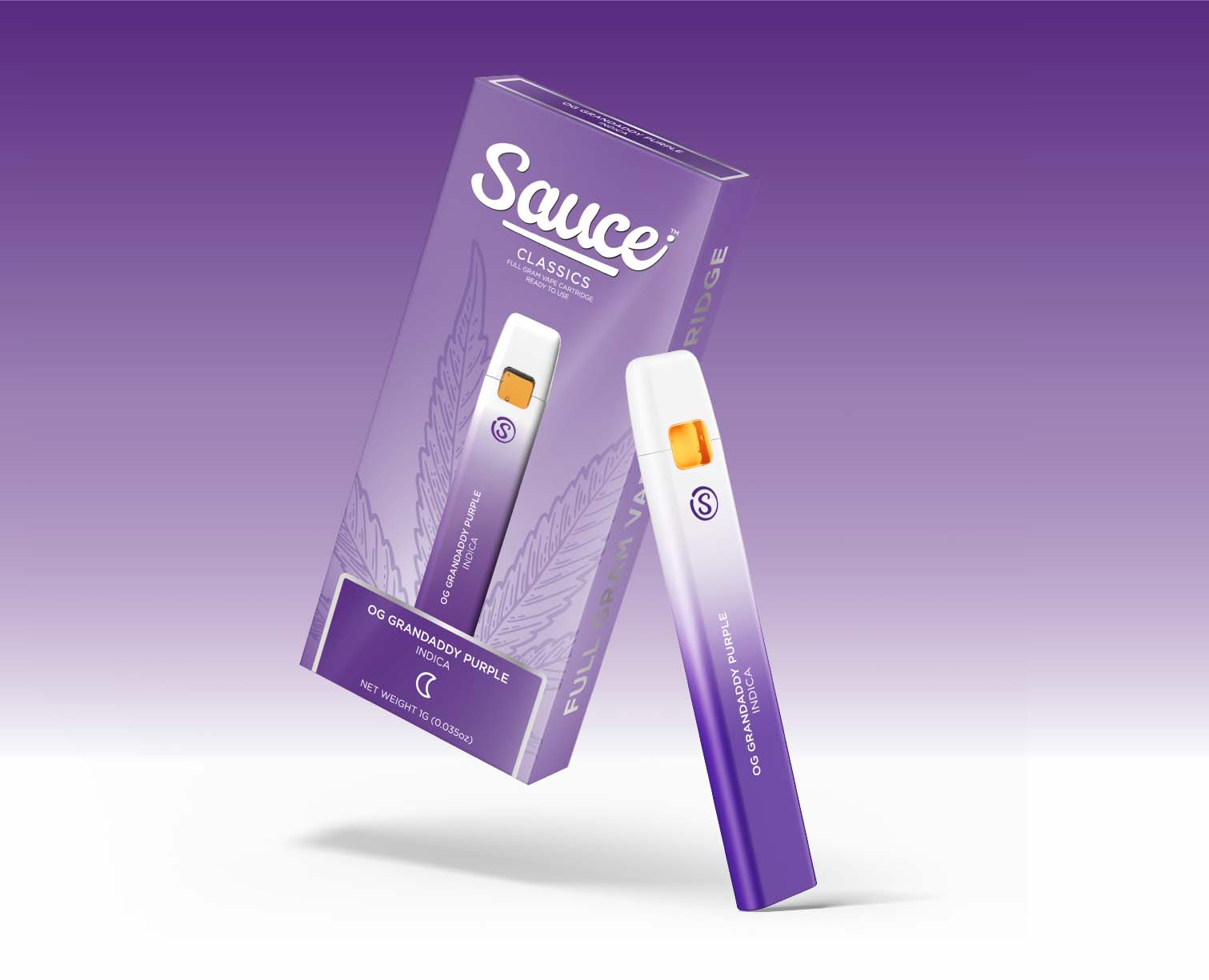 Photograph of product: Sauce Classics - OG Grandaddy Purple Oui'd  - Disposable