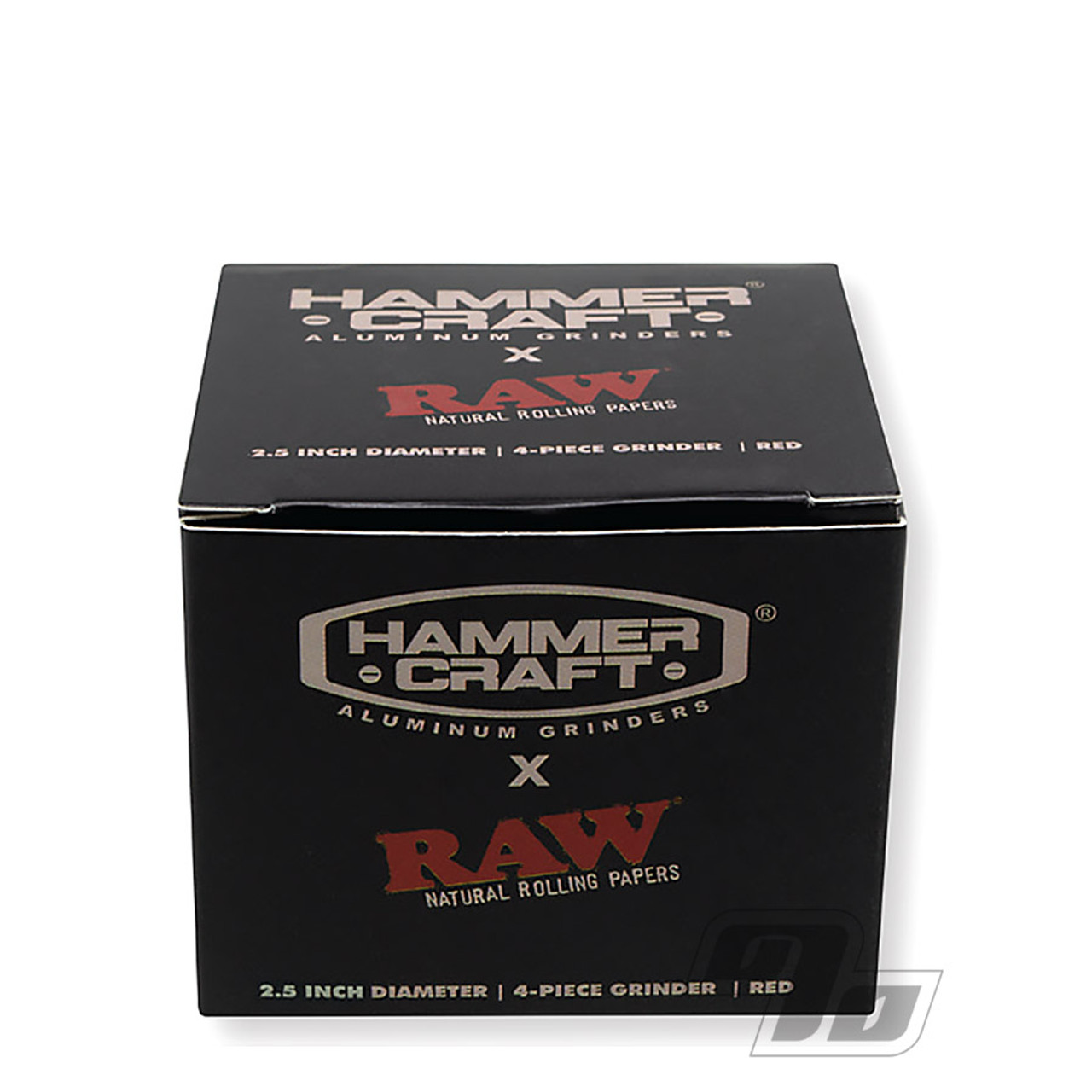 Photograph of product: Hammercraft x Raw l Aluminum Grinder Black l 2.5in