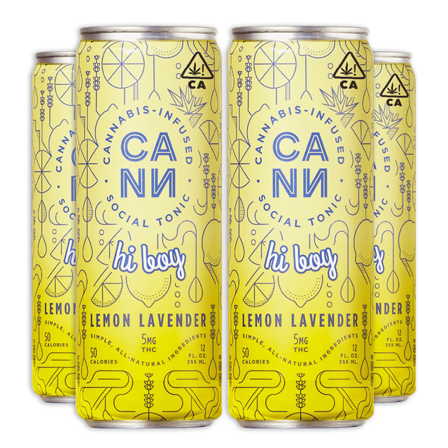 Photograph of Product: LEMON LAVENDER TONIC - HI BOYS - 4 PACK (48OZ)