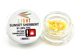 Photograph of product: Live Resin - 1g Angel Light - Trop Santo - GREEN LEAF SPECIAL