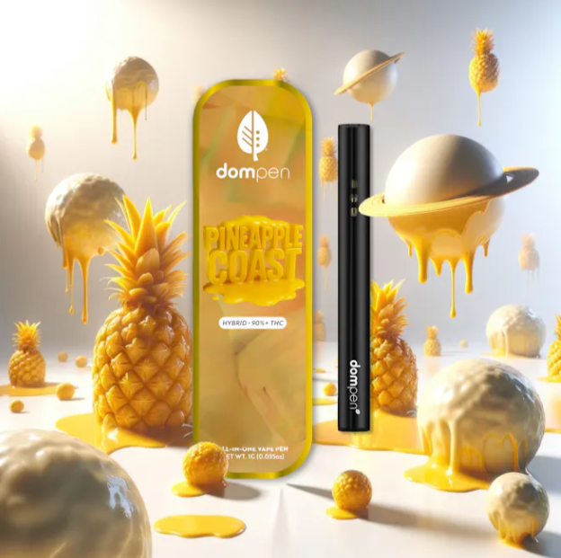 Photograph of product: Dom Pen: Pineapple Coast Vape Disposable