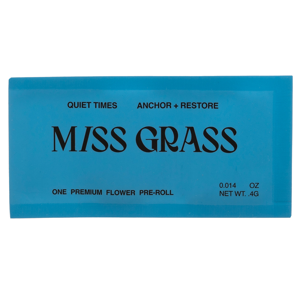 Photograph of product: Miss Grass Pre-Roll 1pk Quiet Times- Spark