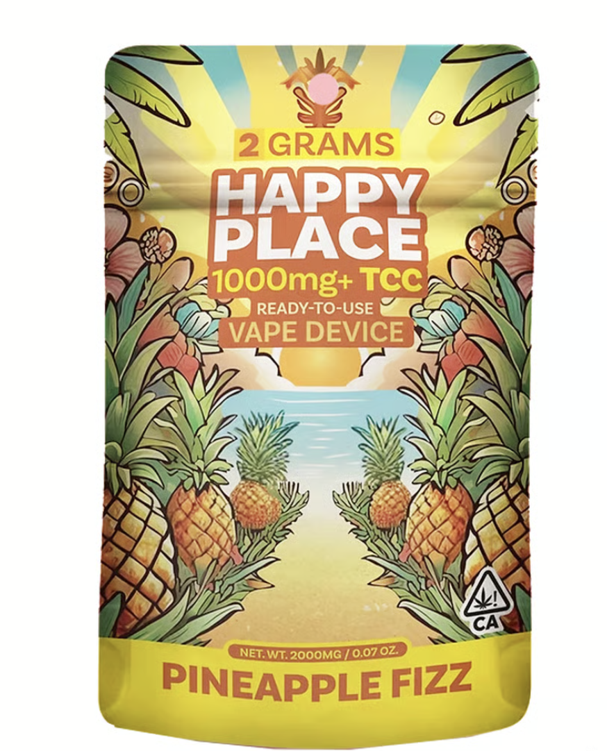 Photograph of product: Happy Place AIO 2g - Pineapple Fizz (S)