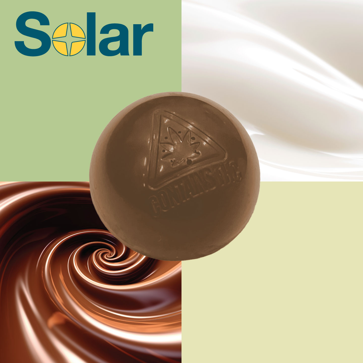 Photograph of product: RSO Milk Chocolate | Solar Bonbons | 10pk
