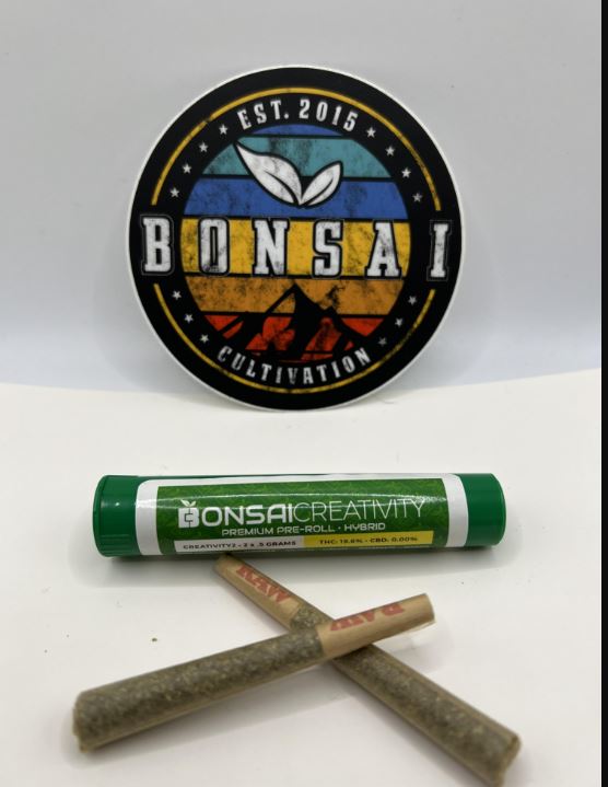 Photograph of product: Bonsai | 2x.5g Preroll | Creativity