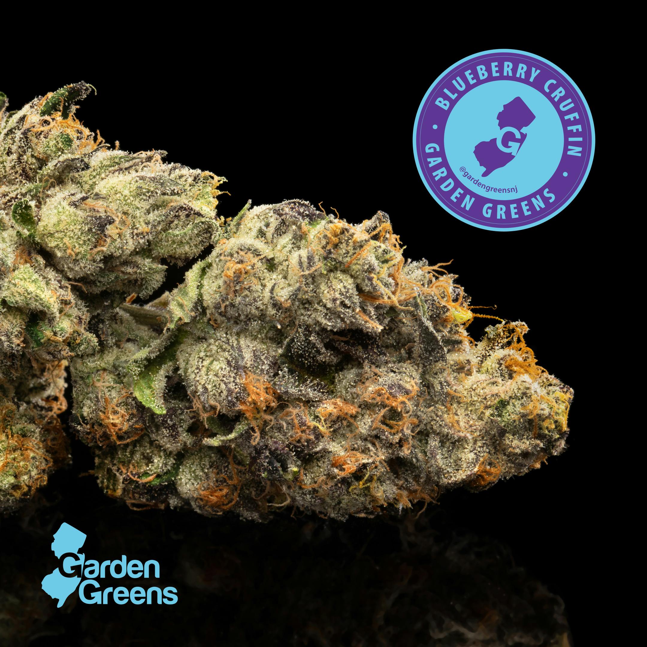 Photograph of product: Blueberry Cruffin | 3.5g | Garden Greens