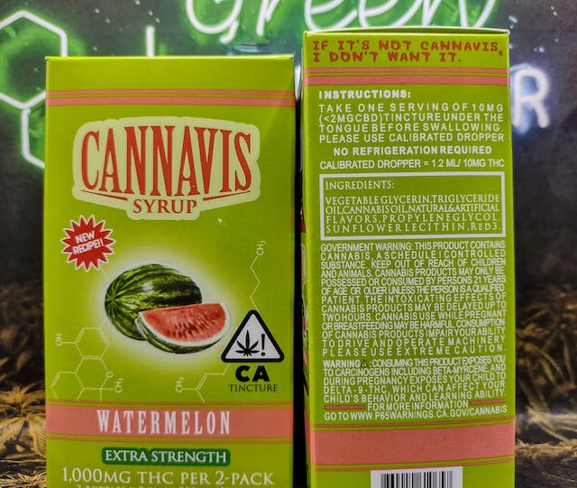 Photograph of product: Watermelon Syrup 2-pack - 2 pack