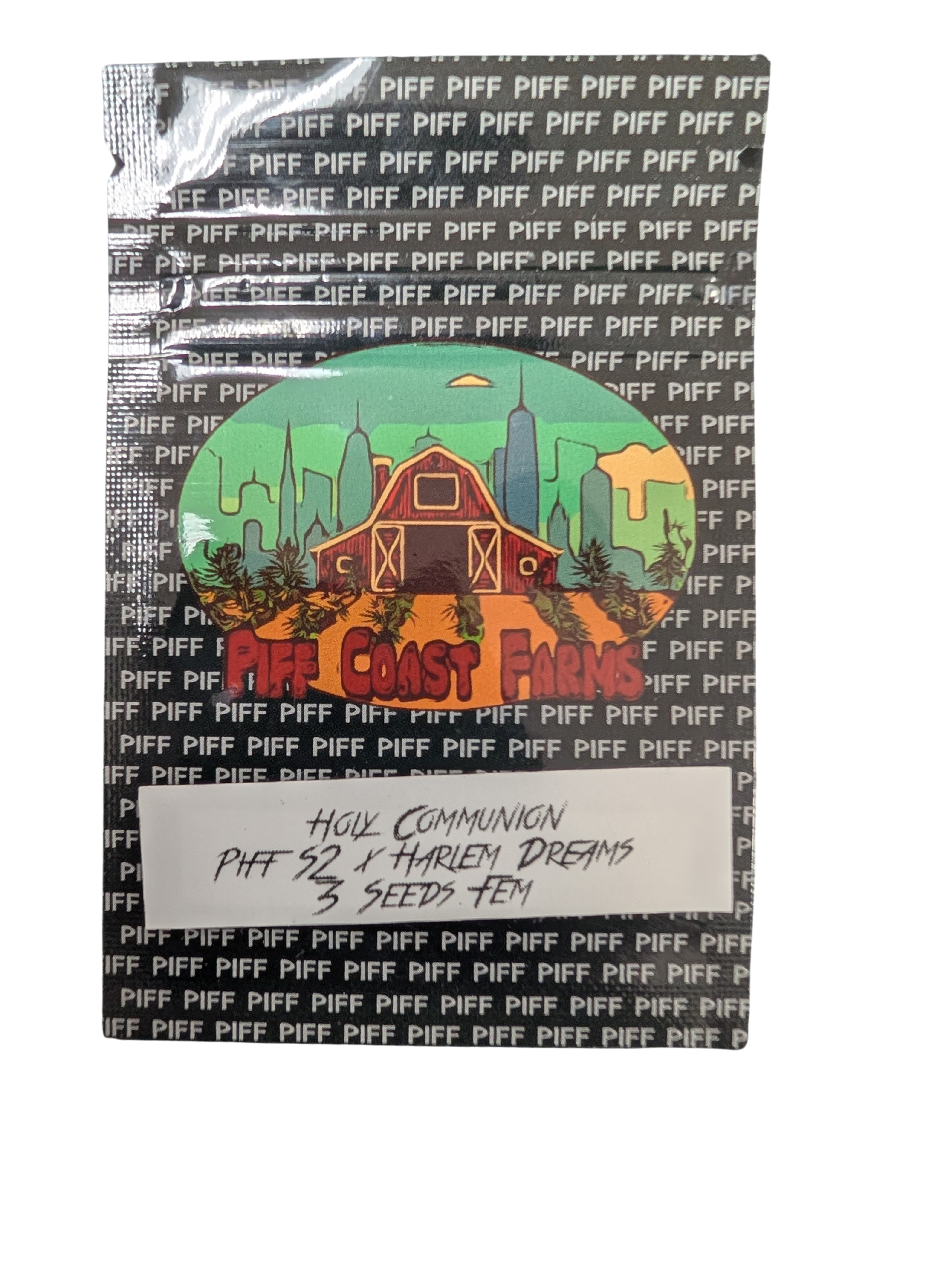 Photograph of product: Piff Coast | Holy Communion | Feminized Seeds | 3pk