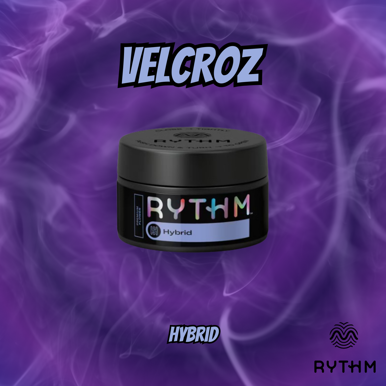 Photograph of product: Rythm | VelcroZ | 3.5g (Hybrid)
