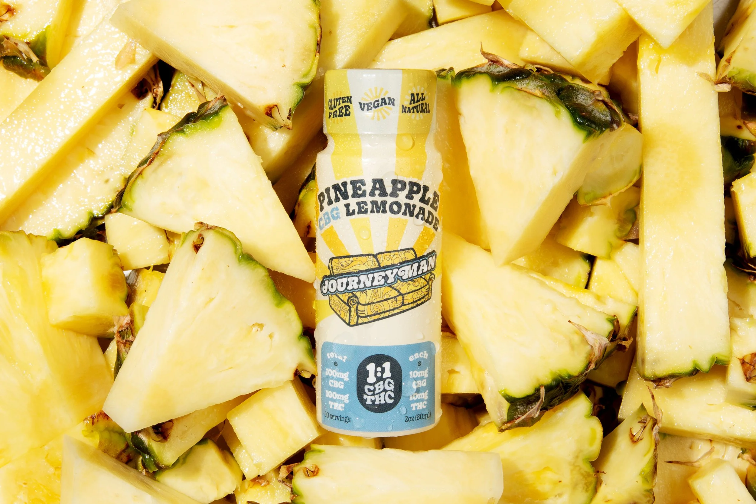Photograph of product: Pineapple Lemonade | 1:1 | CBG:TH-oui
