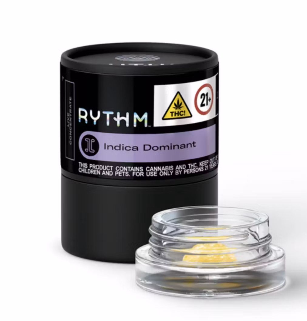 Photograph of product: Concentrate - Rythm - Sunset Sherbet (IH) - Live Resin 1g