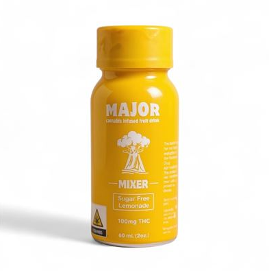 Photograph of product: Major Edible Beverage Shot 100mg- Sugar Free Lemonade
