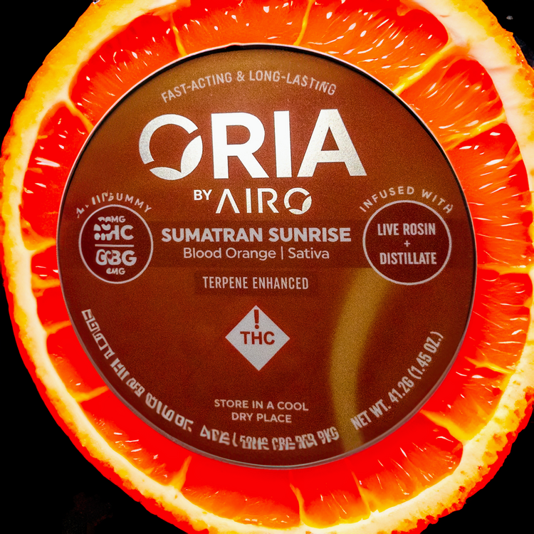 Photograph of product: Oria - Sumatran Sunrise 100mg Gummies