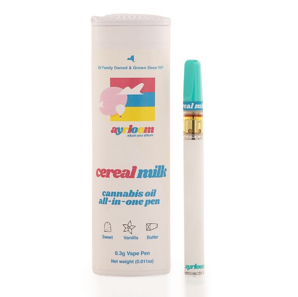 Photograph of product: Ayrloom | Cereal Milk | Disposable Vape | 1g