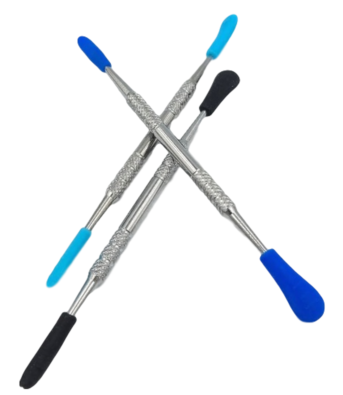 Photograph of product: Metal Dabber with Silicone Tips | Assorted Colors | Large | 120mm