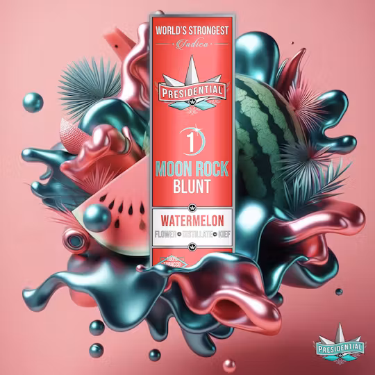 Photograph of product: Presidential - Watermelon - Single Moon Rock Blunt