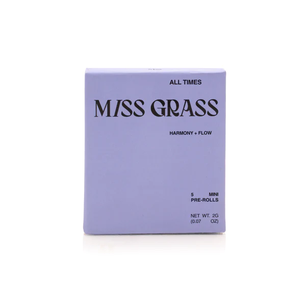 Photograph of product: Miss Grass | All Times Minis (H) Pre Rolls | 5 Pack (2g)