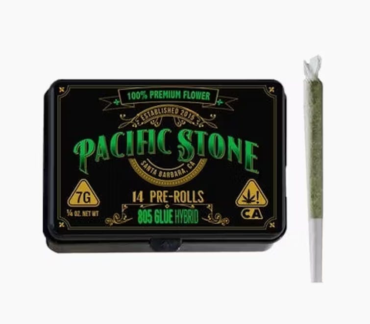 Photograph of product: Pacific Stone | 805 Glue | 14 pack Prerolls 7g