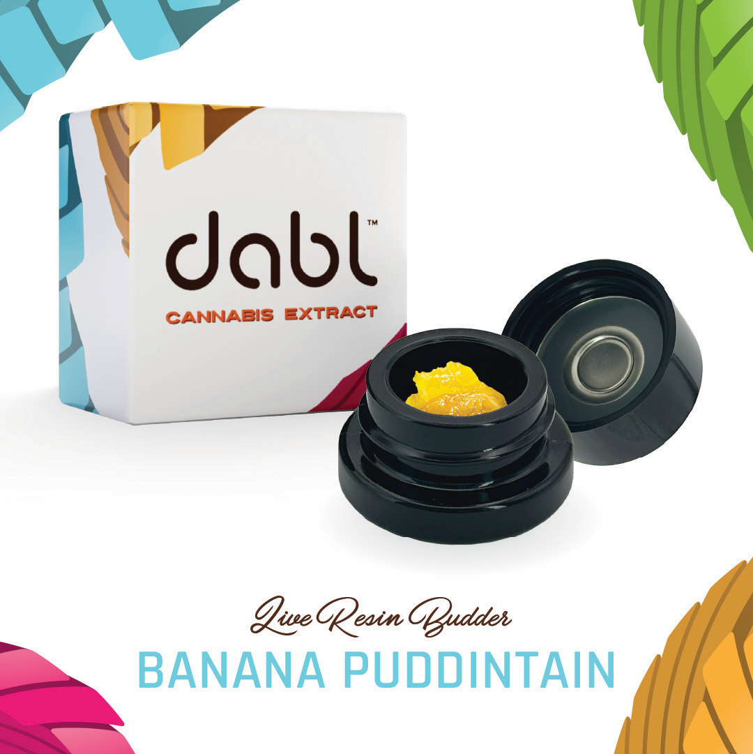 Photograph of product: Badder | dabl | Banana Puddintain [Live Resin]