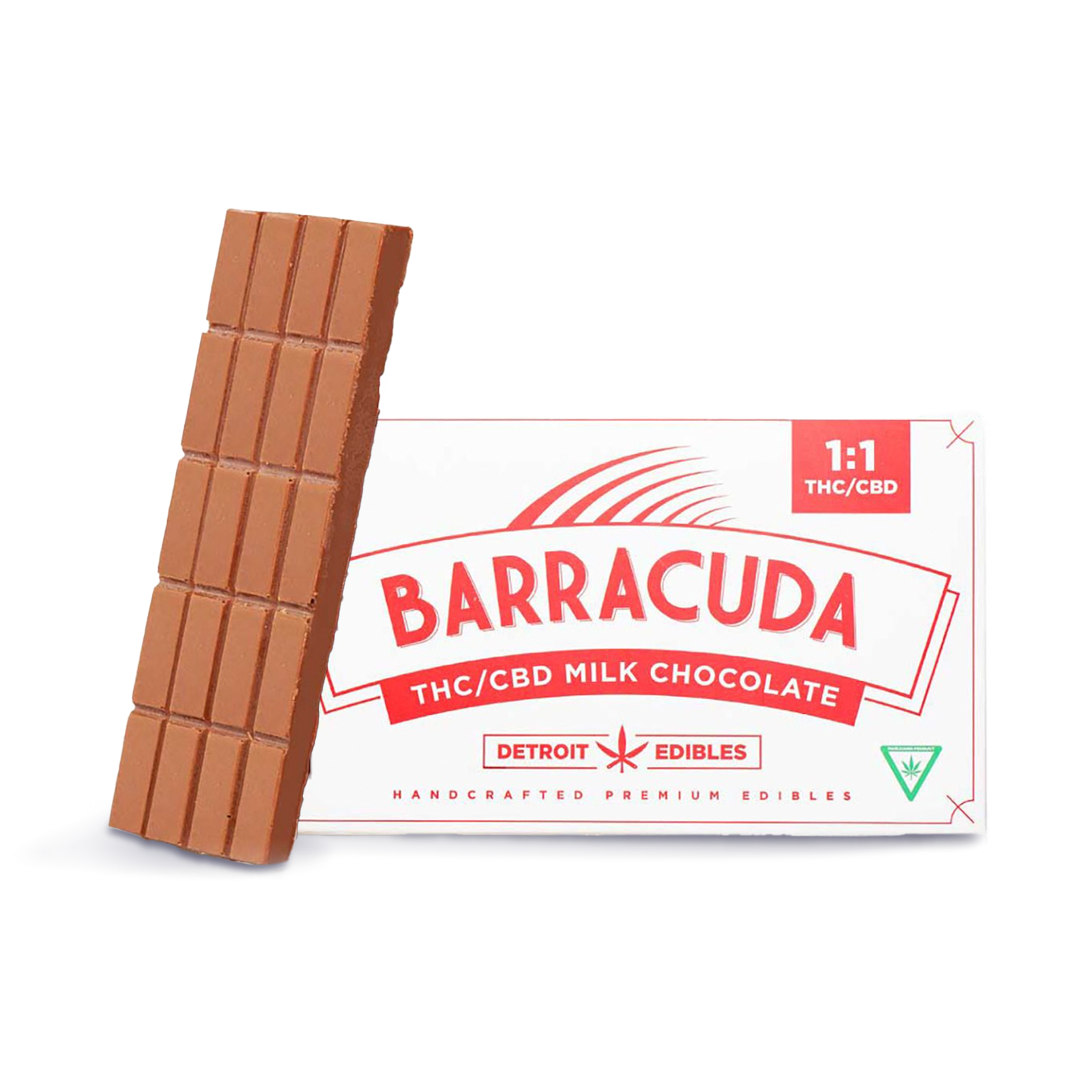 Photograph of Product: Milk Chocolate 1:1 Barracuda Bar | 200mg