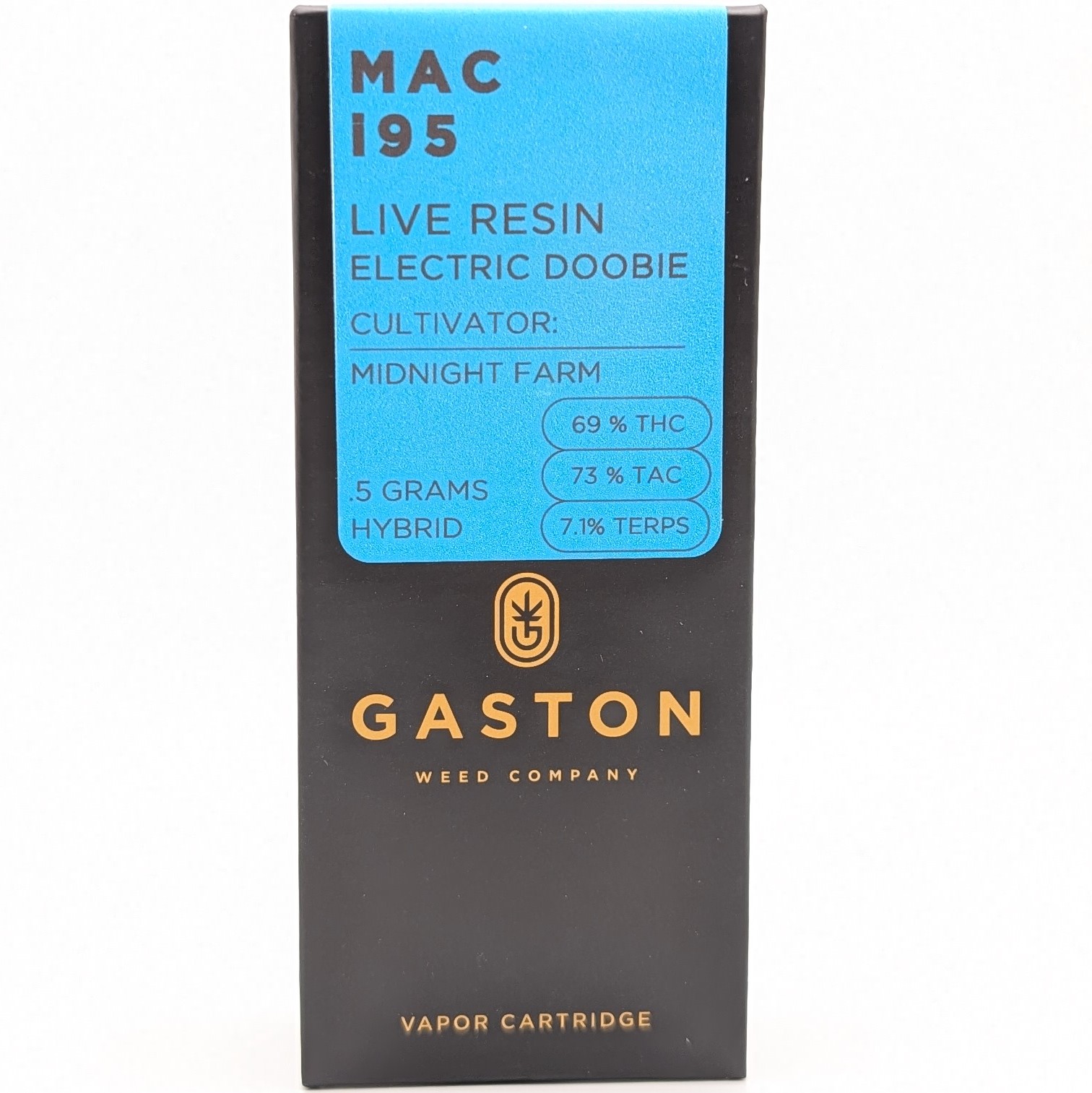 Photograph of product: Mac I95 .5g Live Resin Cart